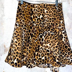 NWOT Express Cheetah Print Skirt